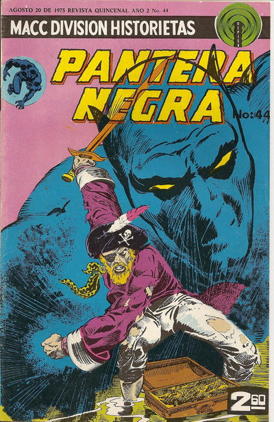 Cover for La Pantera Negra (Editorial OEPISA, 1974 series) #44