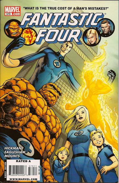 Cover for Fantastic Four (Marvel, 1998 series) #570 [Direct Edition]