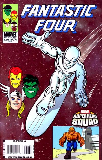 Cover for Fantastic Four (Marvel, 1998 series) #571 [Superhero Squad]