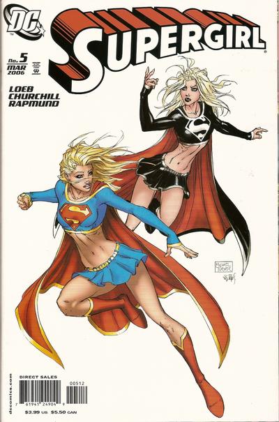 Cover for Supergirl (DC, 2005 series) #5 [Second Printing]