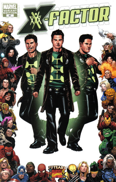 Cover for X-Factor (Marvel, 2006 series) #47 [Cover B - Variant Cover]