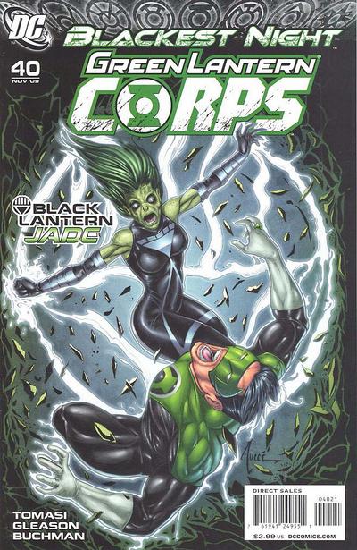 Cover for Green Lantern Corps (DC, 2006 series) #40 [Billy Tucci Cover]