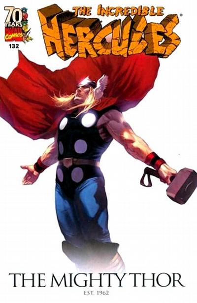 Cover for Incredible Hercules (Marvel, 2008 series) #132 [70 Years of Marvel]