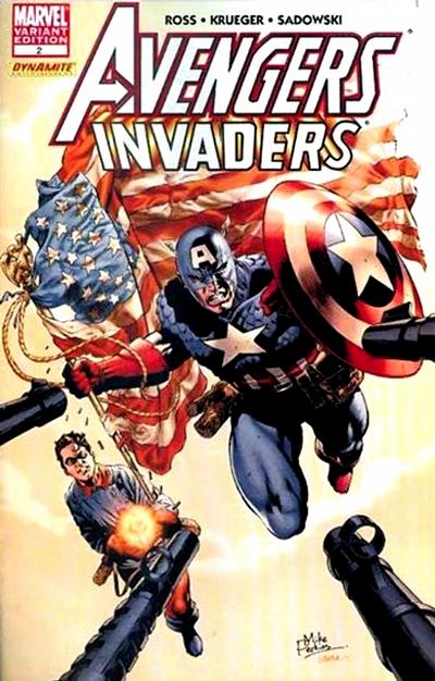 Cover for Avengers/Invaders (Marvel, 2008 series) #2 [Variant Edition Perkins]