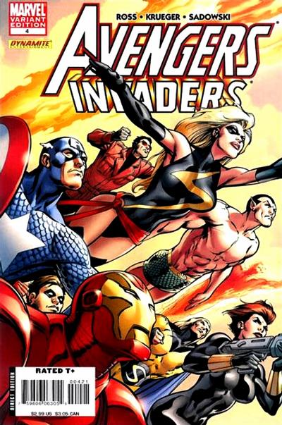 Cover for Avengers/Invaders (Marvel, 2008 series) #4 [Alan Davis]
