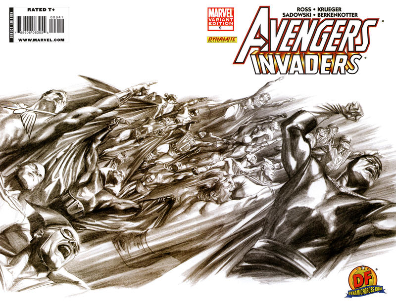 Cover for Avengers/Invaders (Marvel, 2008 series) #9 [Dynamic Forces]