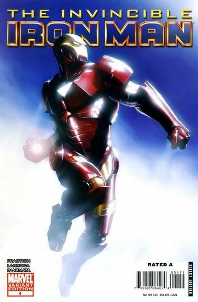 Cover for Invincible Iron Man (Marvel, 2008 series) #4 [Gabriele Dell'Otto Limited Variant Cover]