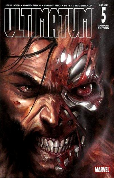Cover for Ultimatum (Marvel, 2009 series) #5 [Variant Edition - Gabriele Dell'Otto]