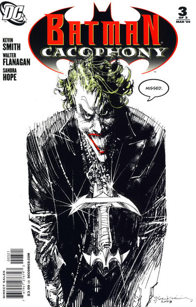 Cover for Batman Cacophony (DC, 2009 series) #3 [Bill Sienkiewicz Cover]