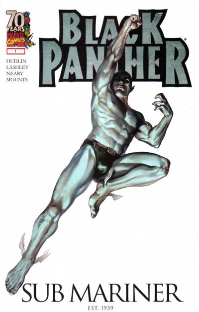 Cover for Black Panther (Marvel, 2009 series) #1 [70 Years of Marvel]