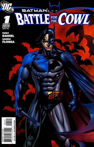 Cover for Batman: Battle for the Cowl (DC, 2009 series) #1 [Tony S. Daniel Nightwing Cover]