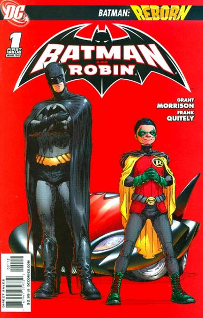 Cover for Batman and Robin (DC, 2009 series) #1 [Second Printing]