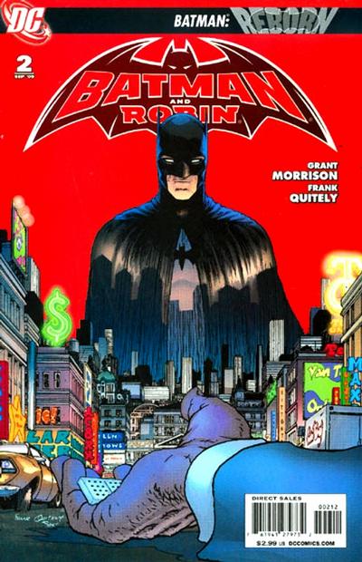 Cover for Batman and Robin (DC, 2009 series) #2 [Second Printing]