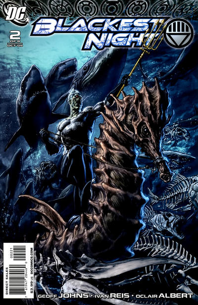 Cover for Blackest Night (DC, 2009 series) #2 [Mauro Cascioli Cover]