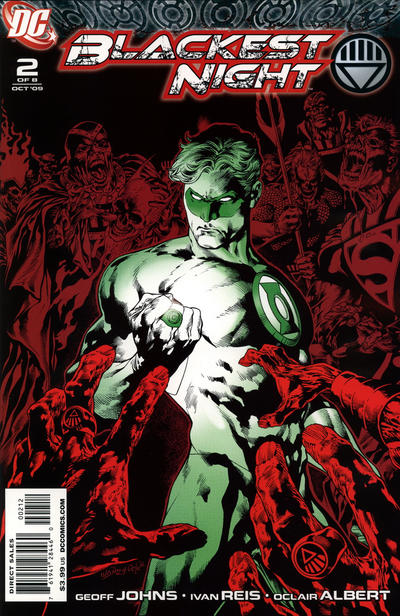 Cover for Blackest Night (DC, 2009 series) #2 [Second Printing]