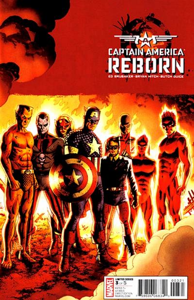 Cover for Captain America: Reborn (Marvel, 2009 series) #3 [Cassaday Cover]