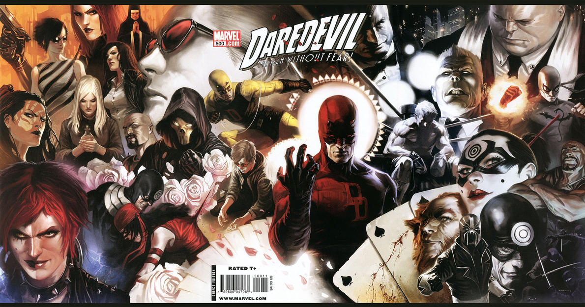 Cover for Daredevil (Marvel, 1998 series) #500 [Direct Edition]