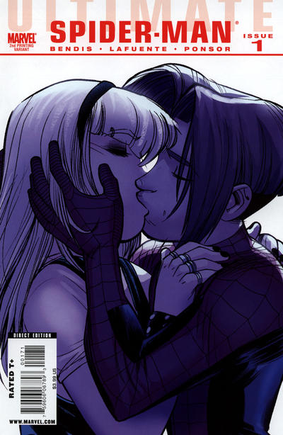 Cover for Ultimate Spider-Man (Marvel, 2009 series) #1 [2nd Printing Variant Cover]