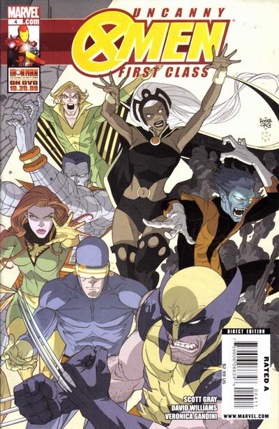 Cover for Uncanny X-Men: First Class (Marvel, 2009 series) #4