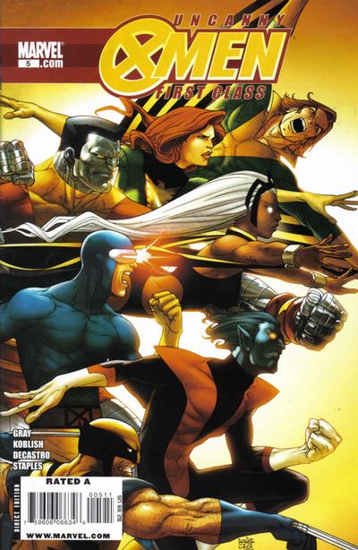 Cover for Uncanny X-Men: First Class (Marvel, 2009 series) #5 [Direct Edition]