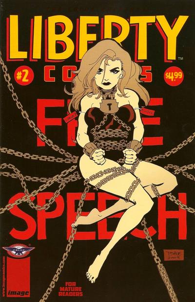 Cover for The CBLDF Presents: Liberty Comics (Image, 2008 series) #2 [Free Speech Variant]
