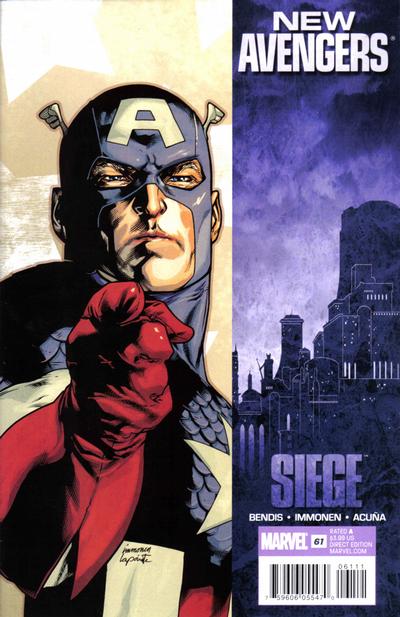 Cover for New Avengers (Marvel, 2005 series) #61