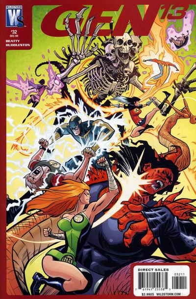 Cover for Gen 13 (DC, 2006 series) #32 [Uncorrected First Printing]