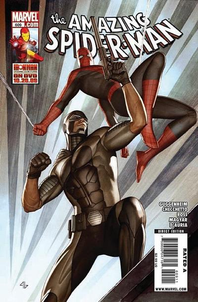 Cover for The Amazing Spider-Man (Marvel, 1999 series) #609 [Direct Edition]