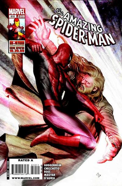 Cover for The Amazing Spider-Man (Marvel, 1999 series) #610 [Direct Edition]