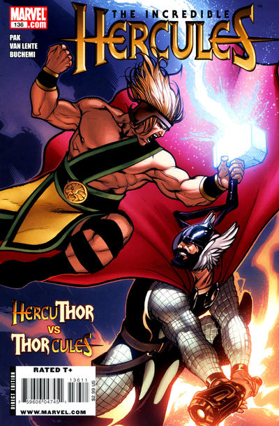 Cover for Incredible Hercules (Marvel, 2008 series) #136