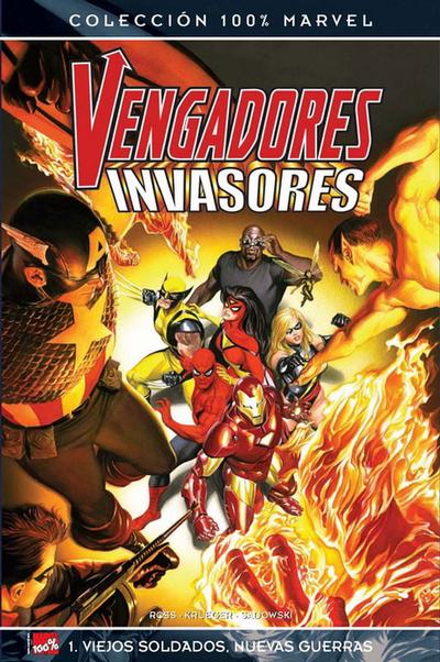 Cover for 100% Marvel: Vengadores/Invasores (Panini España, 2009 series) #1