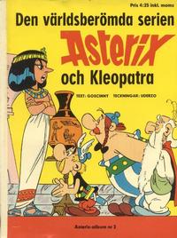 Cover Thumbnail for Asterix (Hemmets Journal, 1970 series) #2 - Asterix och Kleopatra