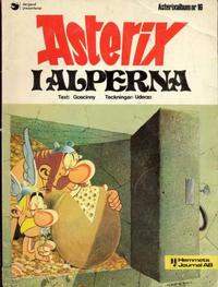 Cover Thumbnail for Asterix (Hemmets Journal, 1970 series) #16 - Asterix i Alperna