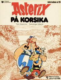 Cover Thumbnail for Asterix (Hemmets Journal, 1970 series) #20 - Asterix på Korsika