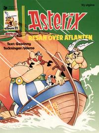 Cover Thumbnail for Asterix (Ny utgåva) (Serieförlaget [1980-talet]; Hemmets Journal, 1986 series) #22 - Resan över Atlanten
