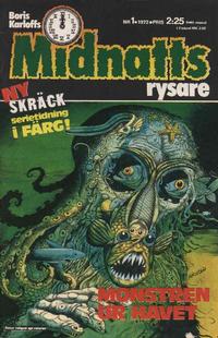 Cover Thumbnail for Boris Karloffs midnattsrysare (Semic, 1972 series) #1/1972