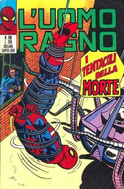 Cover for L'Uomo Ragno [Collana Super-Eroi] (Editoriale Corno, 1970 series) #108