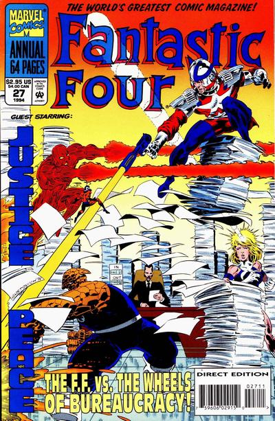 Cover for Fantastic Four Annual (Marvel, 1963 series) #27