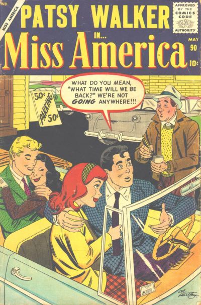 Cover for Miss America (Marvel, 1953 series) #90