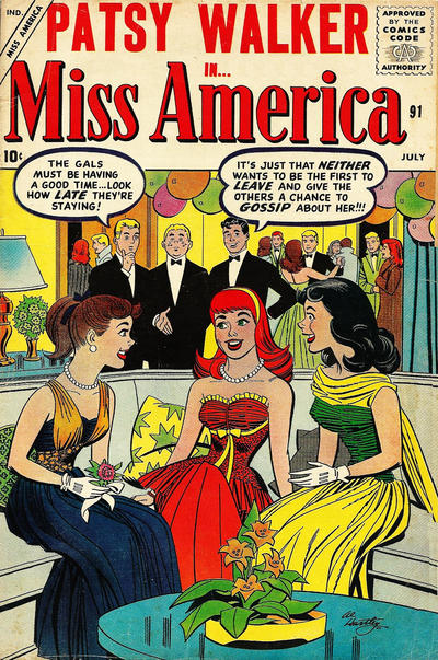 Cover for Miss America (Marvel, 1953 series) #91