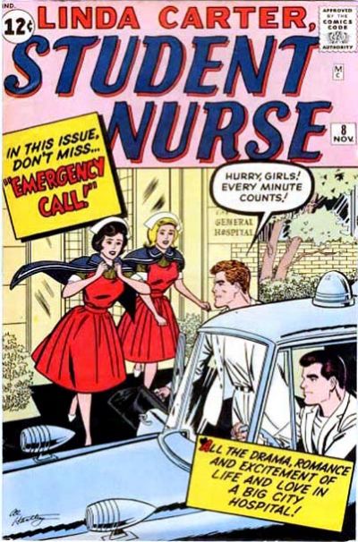 Cover for Linda Carter, Student Nurse (Marvel, 1961 series) #8