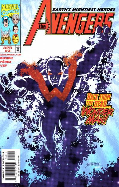 Cover for Avengers (Marvel, 1998 series) #3 [Direct Edition]