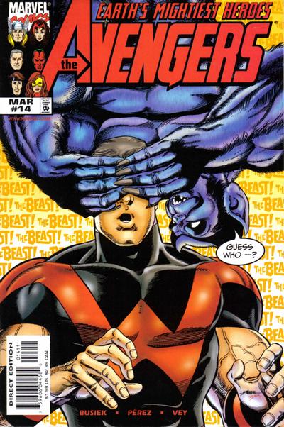 Cover for Avengers (Marvel, 1998 series) #14 [Direct Edition]