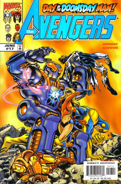 Cover for Avengers (Marvel, 1998 series) #17 [Direct Edition]