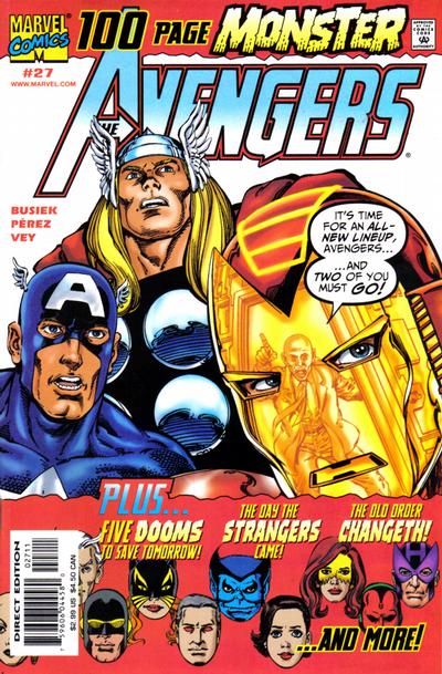 Cover for Avengers (Marvel, 1998 series) #27 [Direct Edition]