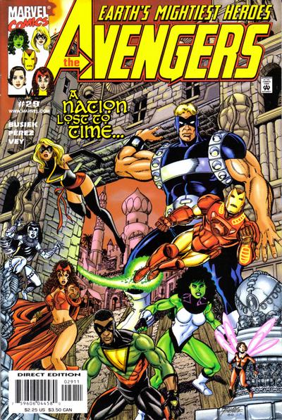 Cover for Avengers (Marvel, 1998 series) #29 [Direct Edition]