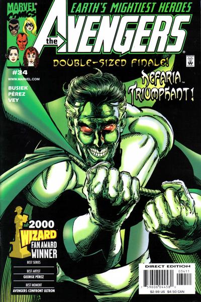 Cover for Avengers (Marvel, 1998 series) #34 [Direct Edition]