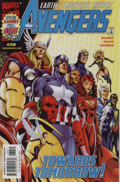Cover for Avengers (Marvel, 1998 series) #38 [Direct Edition]