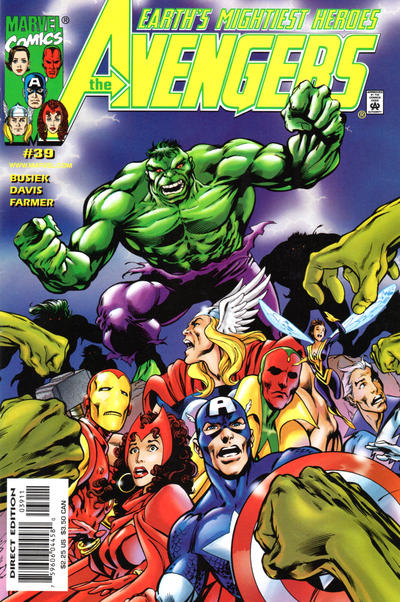 Cover for Avengers (Marvel, 1998 series) #39 [Direct Edition]