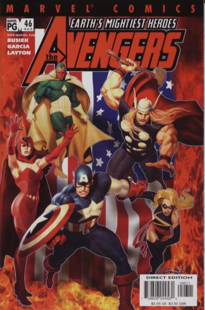 Cover for Avengers (Marvel, 1998 series) #46 (463) [461] [Direct Edition]